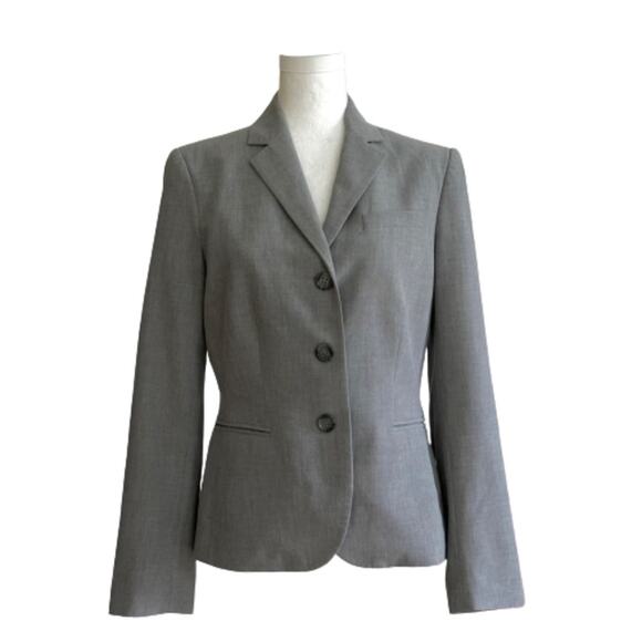 The Limited Blazer Jacket Gray Button Front Career Basic Blazer Size 6 - Picture 11 of 11